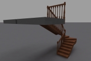 Эскиз парадной лестницы