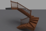 Эскиз парадной лестницы