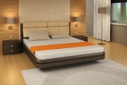 Кровать Ита S1(экокожа)
Цена от 45 345 рублей
Массив дерева, шпон бука/ шпон дуба.
Кровать имеет обтекаемую царгу со всех сторон.                                                                                В стоимость кровати не входит орто основа
