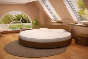 Кровать Амата2
Цена от 74 129 рублей
Круглая кровать из многослойной древесины, шпон бука/дуба.
Стоимость ортопедического основания  Бифлекс входит в стоимость кровати.