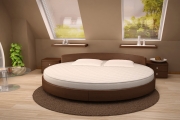 Кровать Амата3
Цена от 74 129 рублей
Круглая кровать из многослойной древесины, шпон бука/дуба.
Стоимость ортопедического основания  Бифлекс входит в стоимость кровати.