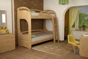 Кровать Миа 1
Цена от 42 760 рублей
Кровать из массива - натурального, экологически чистого материала, необыкновенно удобна и обладает высокой функциональностью. Лестница может приставляться с любой стороны.
Также может облицовываться шпоном бука/дуба.